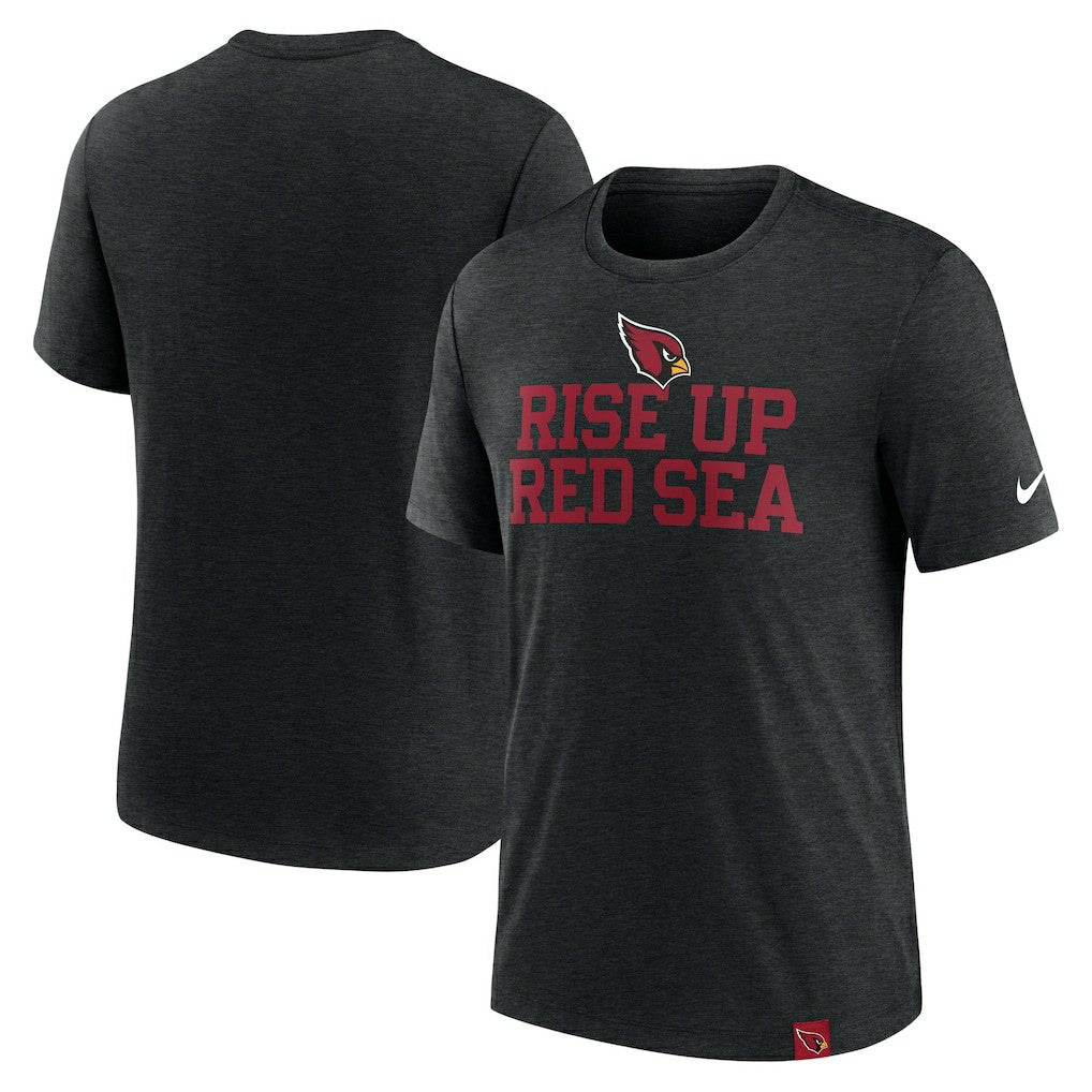 Arizona Cardinals Blitz Tri-Blend T-Shirt - Heather Black for sale