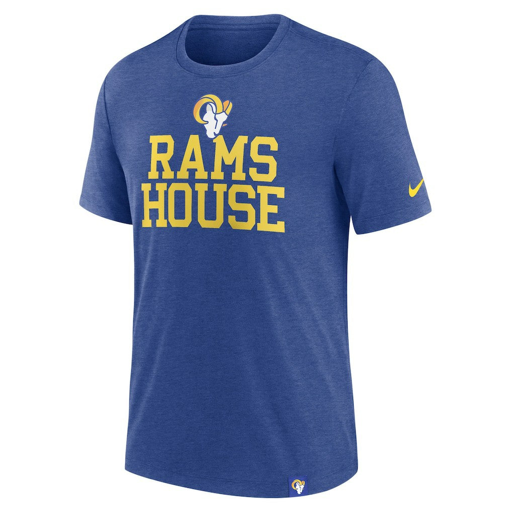 Los Angeles Rams Blitz Tri-Blend T-Shirt - Heather Royal outlet