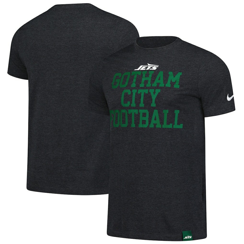 New York Jets Blitz Tri-Blend T-Shirt - Heather Black for sale
