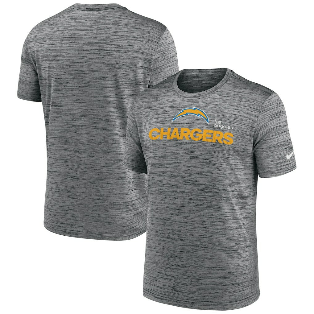 Los Angeles Chargers Blitz Velocity Modern Dri-FIT T-Shirt - Anthracite for sale