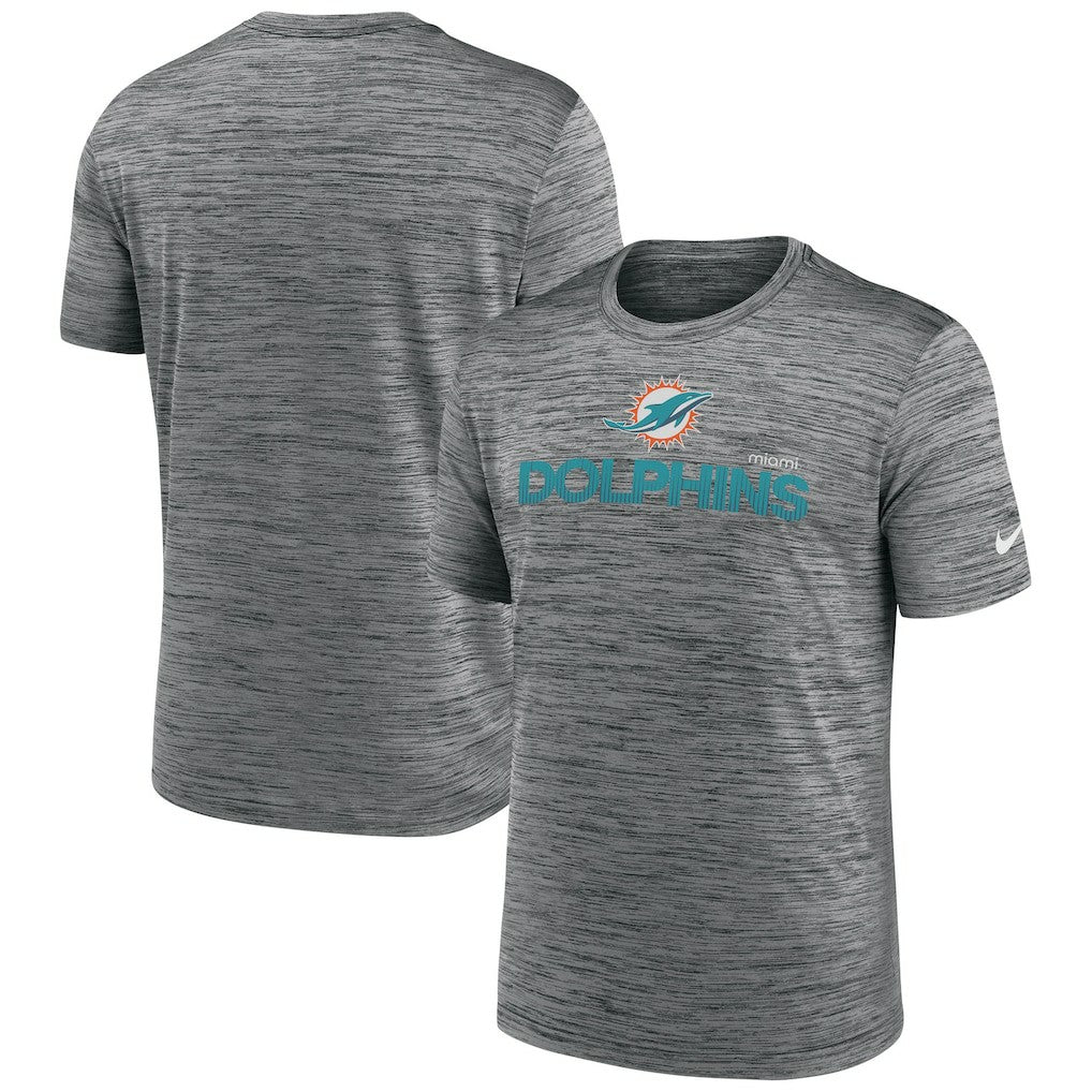 Miami Dolphins Blitz Velocity Modern Dri-FIT T-Shirt - Anthracite for sale