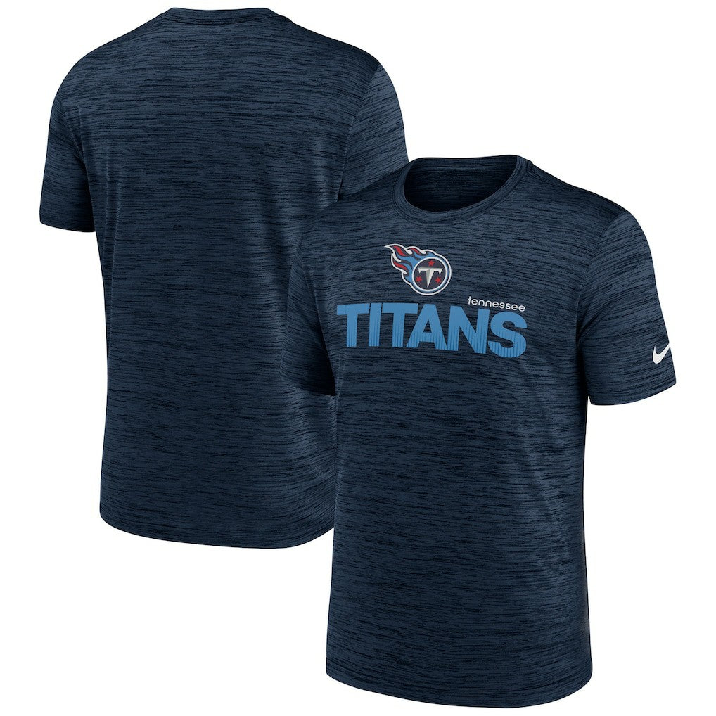 Tennessee Titans Blitz Velocity Modern Dri-FIT T-Shirt - Navy sale