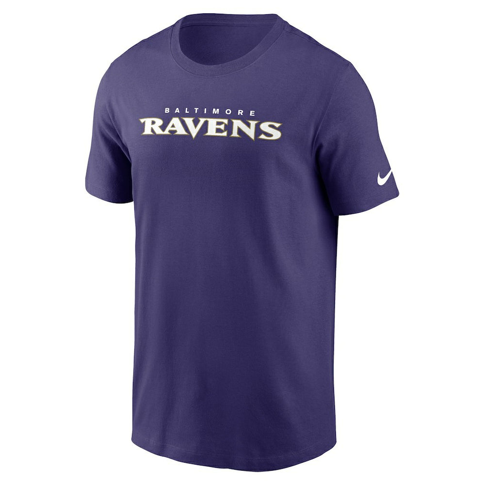 Baltimore Ravens Primetime Wordmark Essential T-Shirt - Purple sale