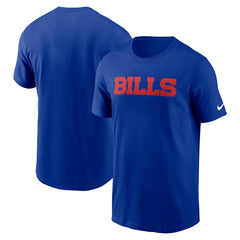 Buffalo Bills Primetime Wordmark Essential T-Shirt - Royal sale