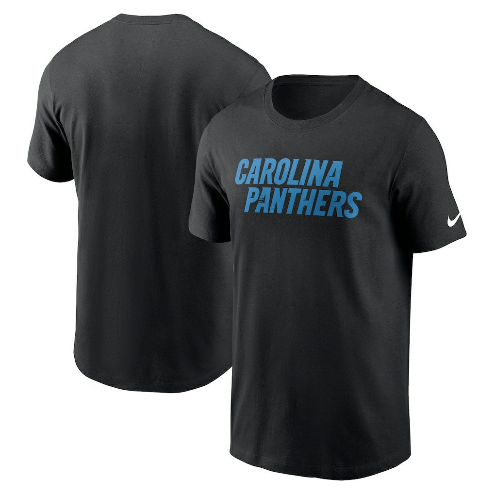 Carolina Panthers Primetime Wordmark Essential T-Shirt - Black online