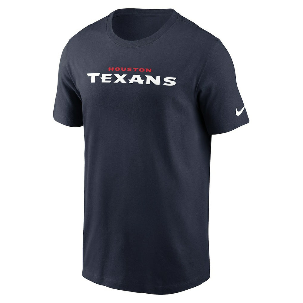 Houston Texans Wordmark Essential T-Shirt - Navy for sale