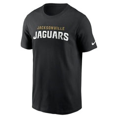 Jacksonville Jaguars Primetime Wordmark Essential T-Shirt - Black cheap