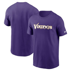 Minnesota Vikings Primetime Wordmark Essential T-Shirt - Purple online