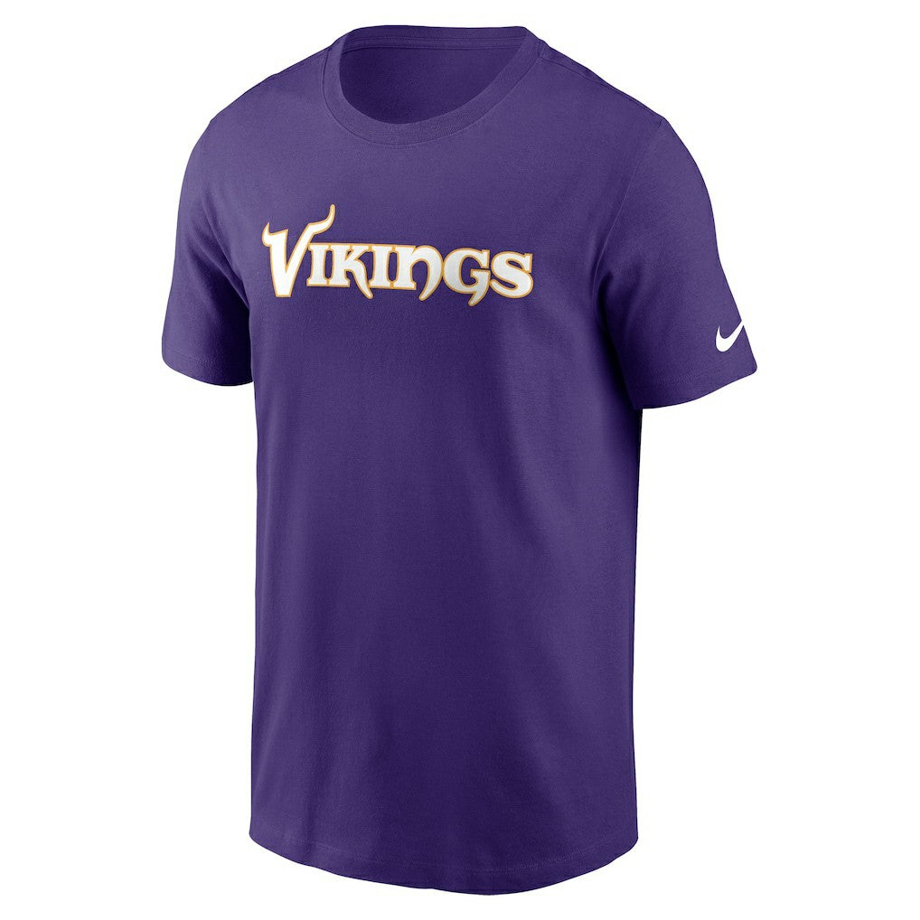 Minnesota Vikings Primetime Wordmark Essential T-Shirt - Purple online
