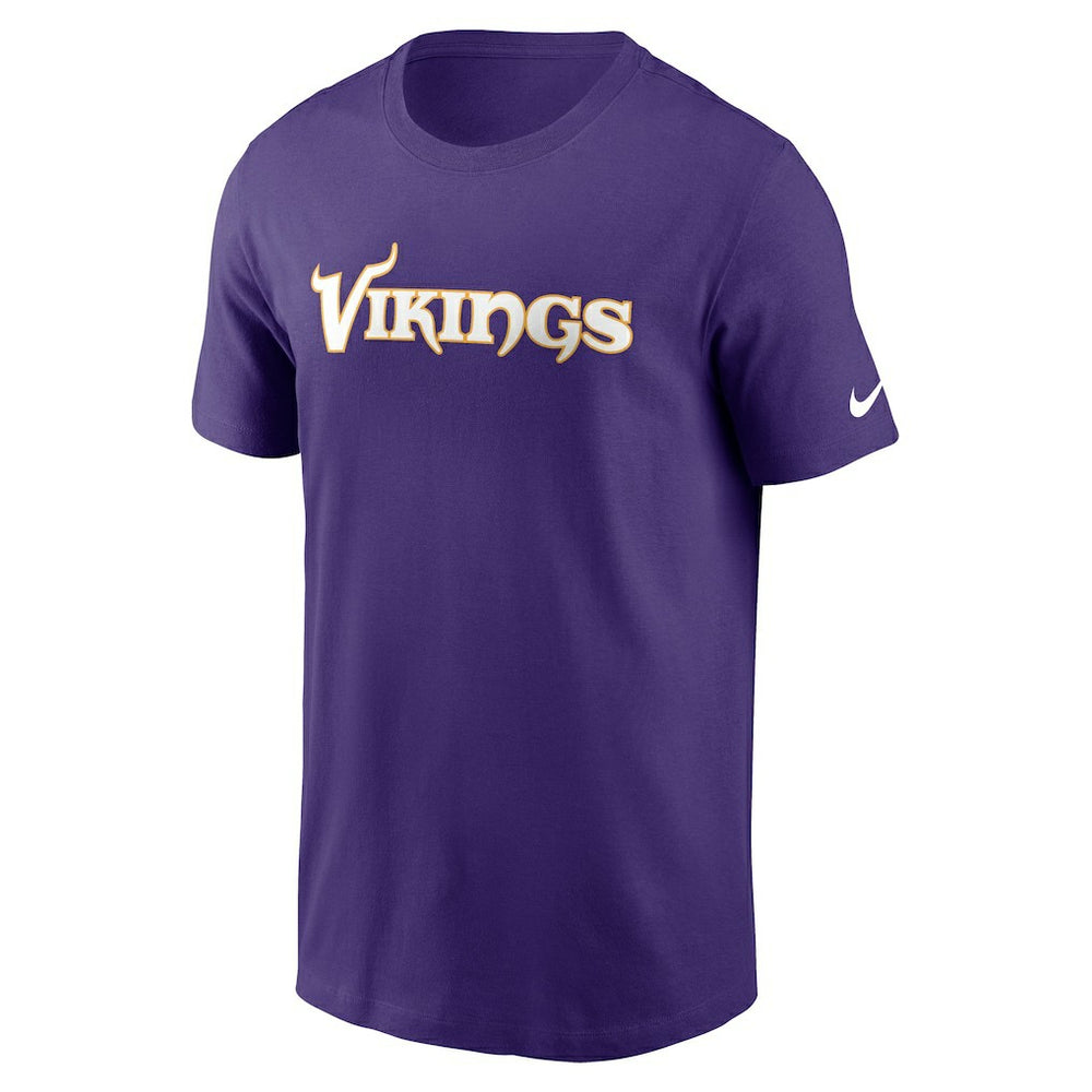 Minnesota Vikings Primetime Wordmark Essential T-Shirt - Purple online