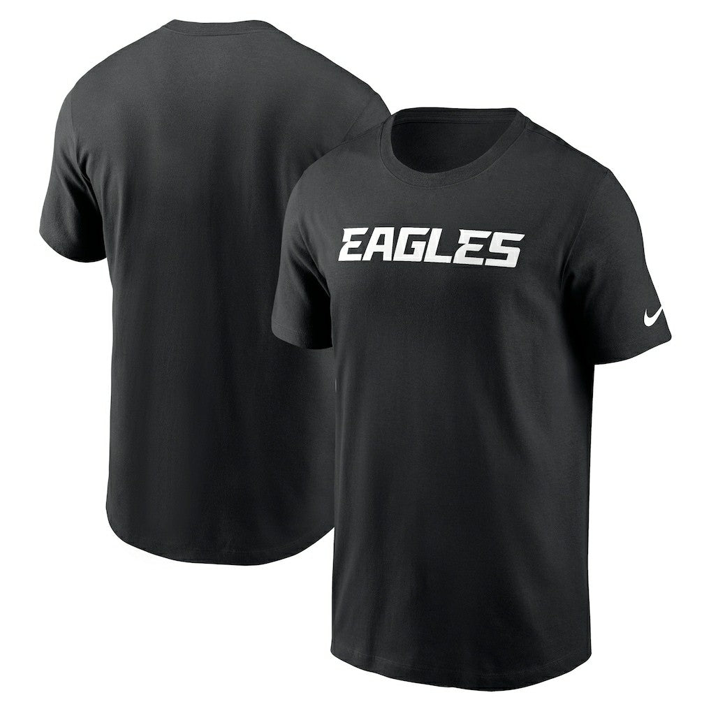 Philadelphia Eagles Primetime Wordmark Essential T-Shirt - Black for sale