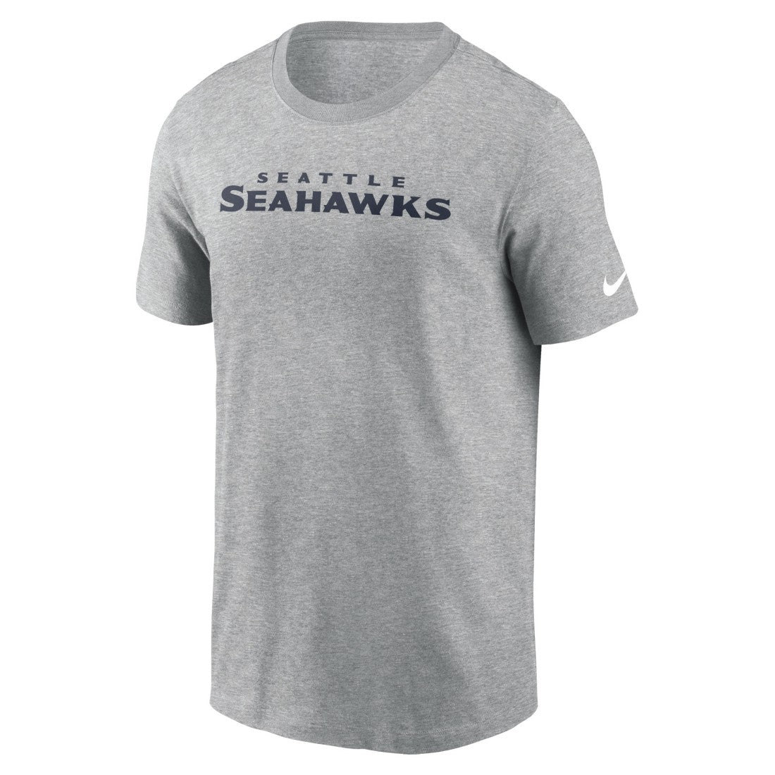 Seattle Seahawks Primetime Wordmark Essential T-Shirt - Heather Gray cheap