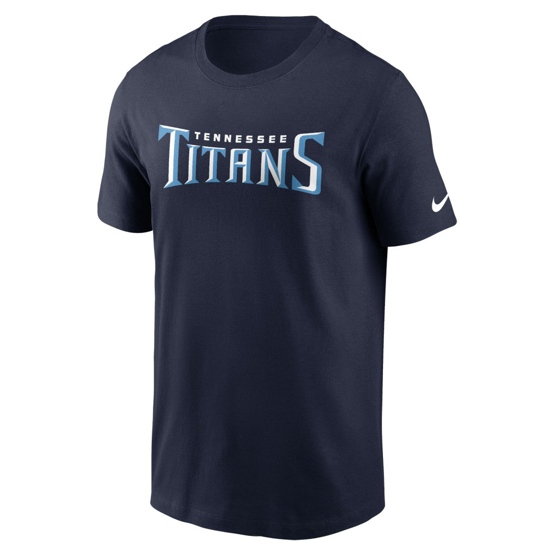 Tennessee Titans Primetime Wordmark Essential T-Shirt - Navy online