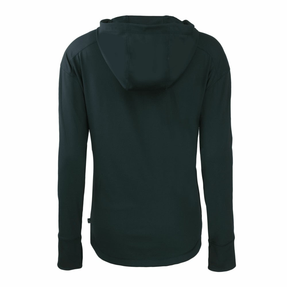 Cleveland Guardians Cutter & Buck Women's Daybreak Eco Recycled Full-Zip Hoodie Navy