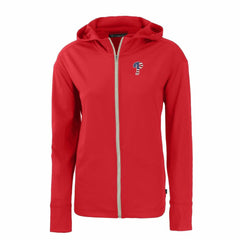 Philadelphia Phillies Cutter & Buck Women's Daybreak Eco Recycled Full-Zip Hoodie Red