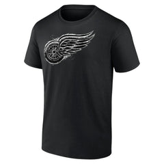 Detroit Red Wings Iced Out T-Shirt - Black T-shirts