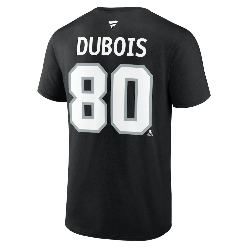 Pierre-Luc Dubois Los Angeles Kings Fanatics Authentic Stack Name & Number T-Shirt - Black T-shirts