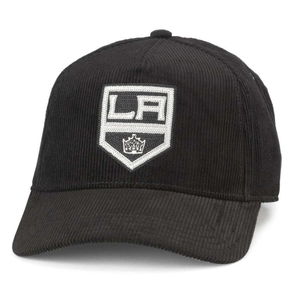 Los Angeles Kings American Needle Corduroy Chain Stitch Adjustable Hat - Black Hats