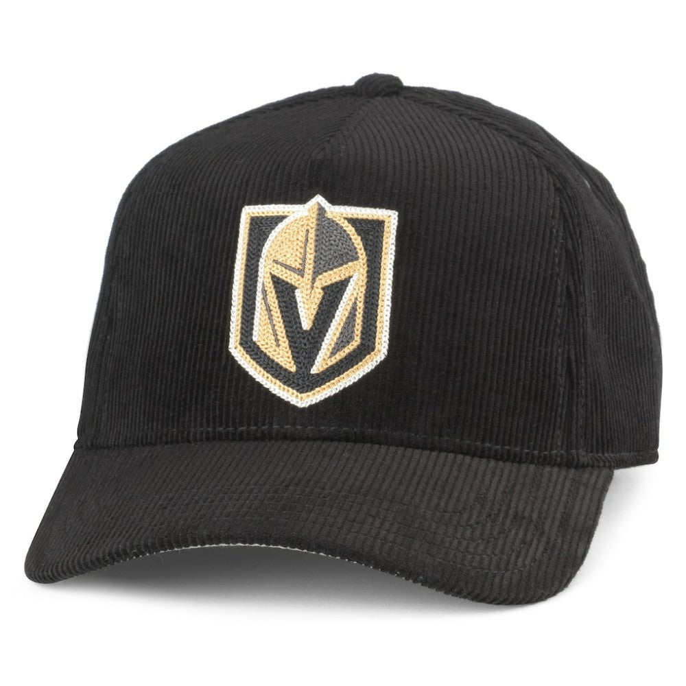 Vegas Golden Knights American Needle Corduroy Chain Stitch Adjustable Hat - Black Hats