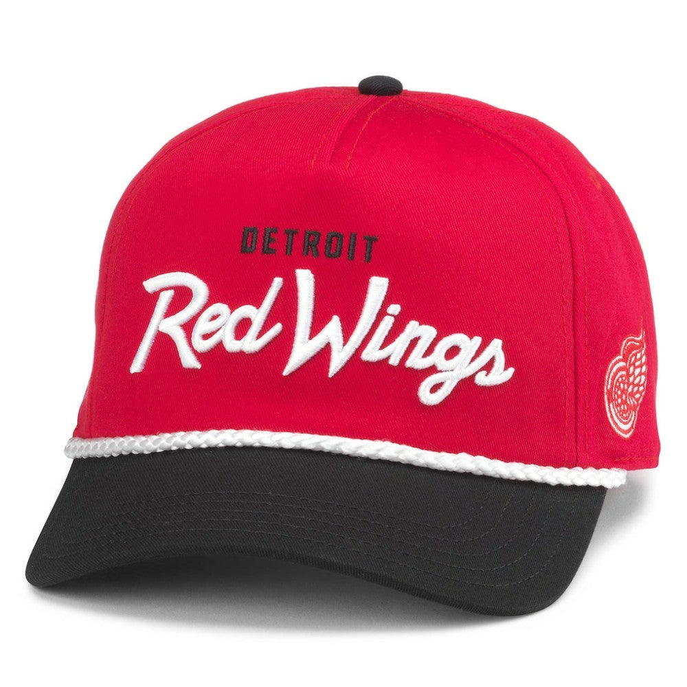 Detroit Red Wings American Needle Roscoe Washed Twill Adjustable Hat - Red/Black Hats