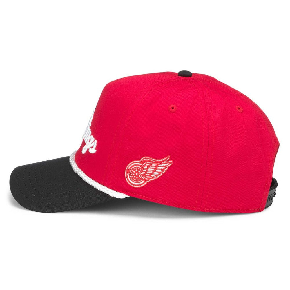 Detroit Red Wings American Needle Roscoe Washed Twill Adjustable Hat - Red/Black Hats