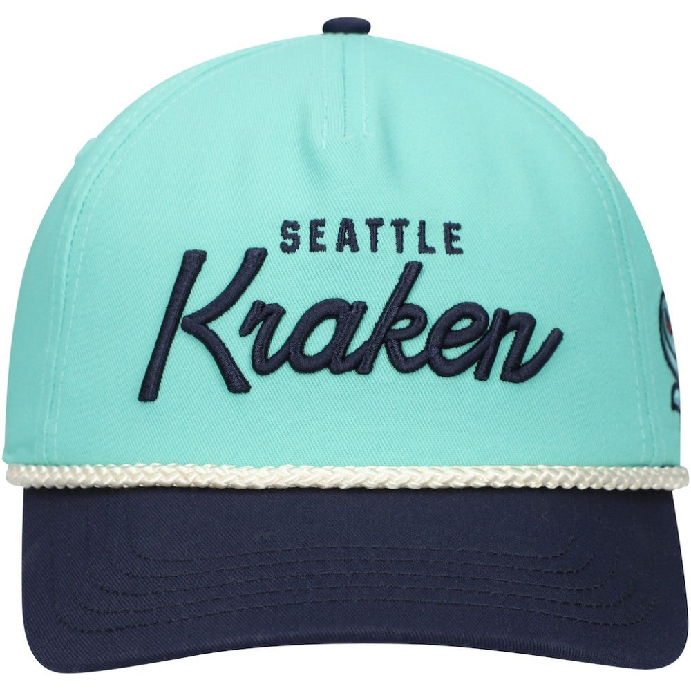 Seattle Kraken American Needle Roscoe Washed Twill Adjustable Hat - Light Blue/Deep Sea Blue Hats