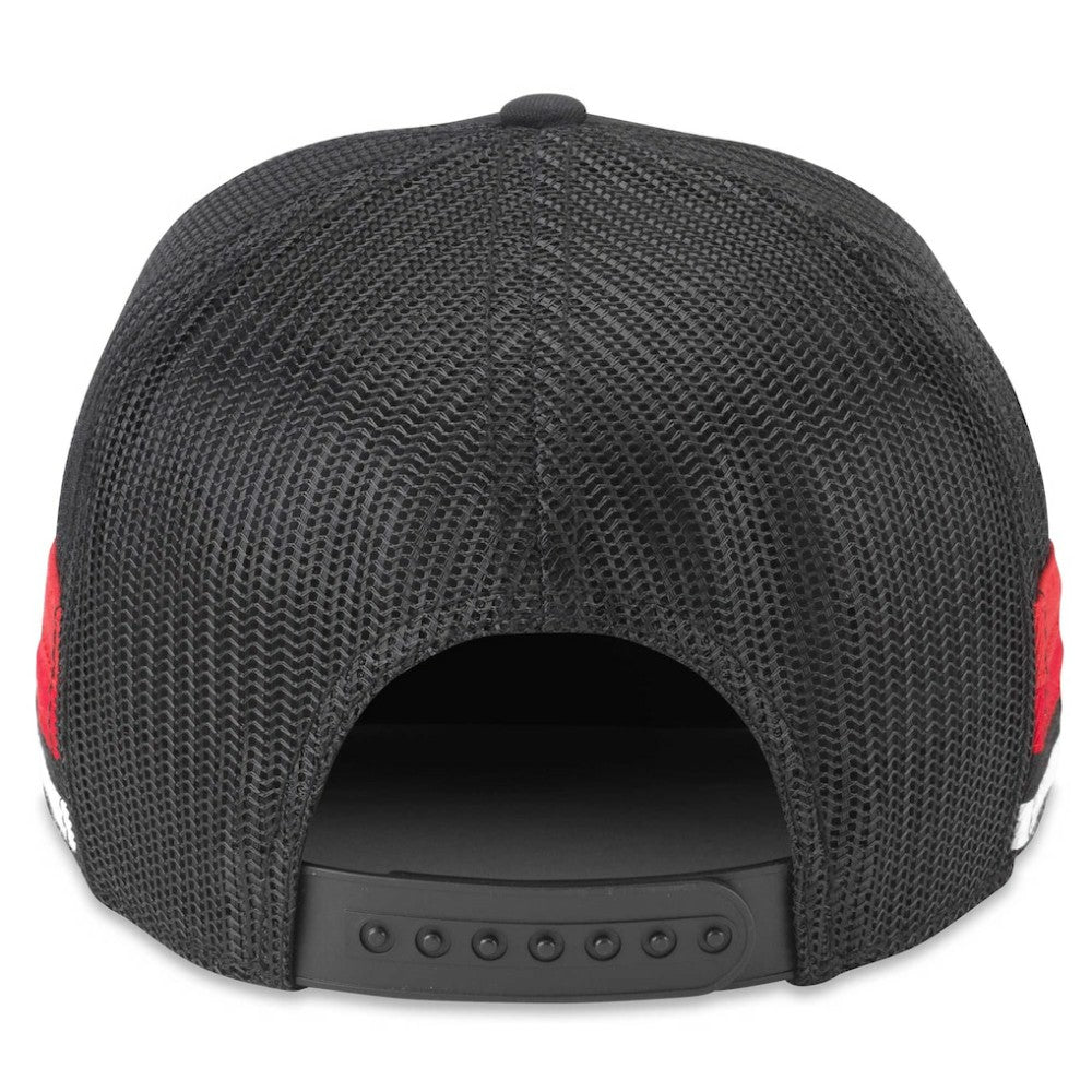Chicago Blackhawks American Needle HotFoot Stripes Trucker Adjustable Hat - Black Hats