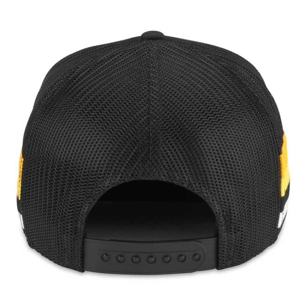 Pittsburgh Penguins American Needle HotFoot Stripes Trucker Adjustable Hat - Black Hats
