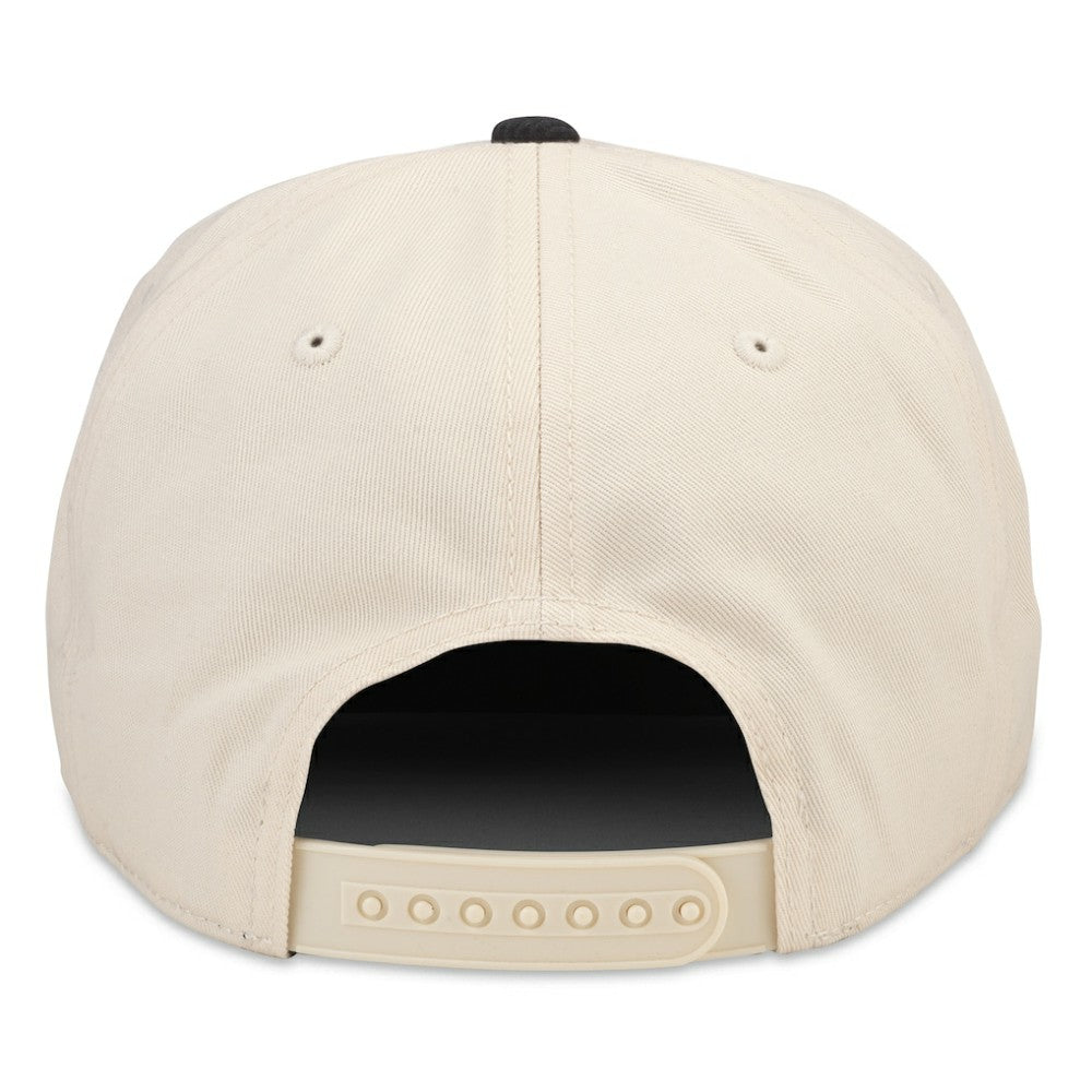 Chicago Blackhawks American Needle Burnett Adjustable Hat - Cream/Black Hats