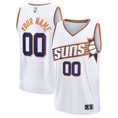 Phoenix Suns Youth Fast Break Custom Replica Jersey - White - Association Edition sale