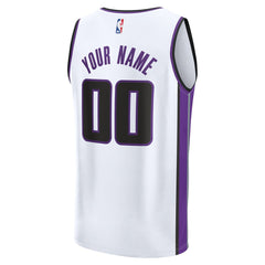 Sacramento Kings Youth Fast Break Custom Replica Jersey - White - Association Edition online