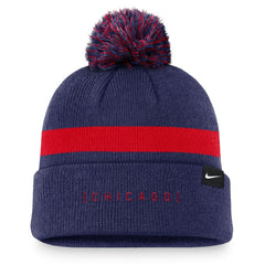 Chicago Cubs Hometown Peak Cuffed Knit Hat with Pom Royal