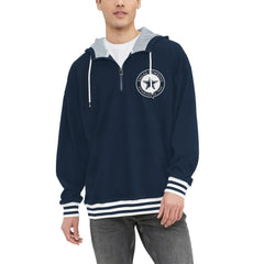 Dallas Cowboys Tommy Hilfiger Aaron Quarter-Zip Hoodie - Navy sale