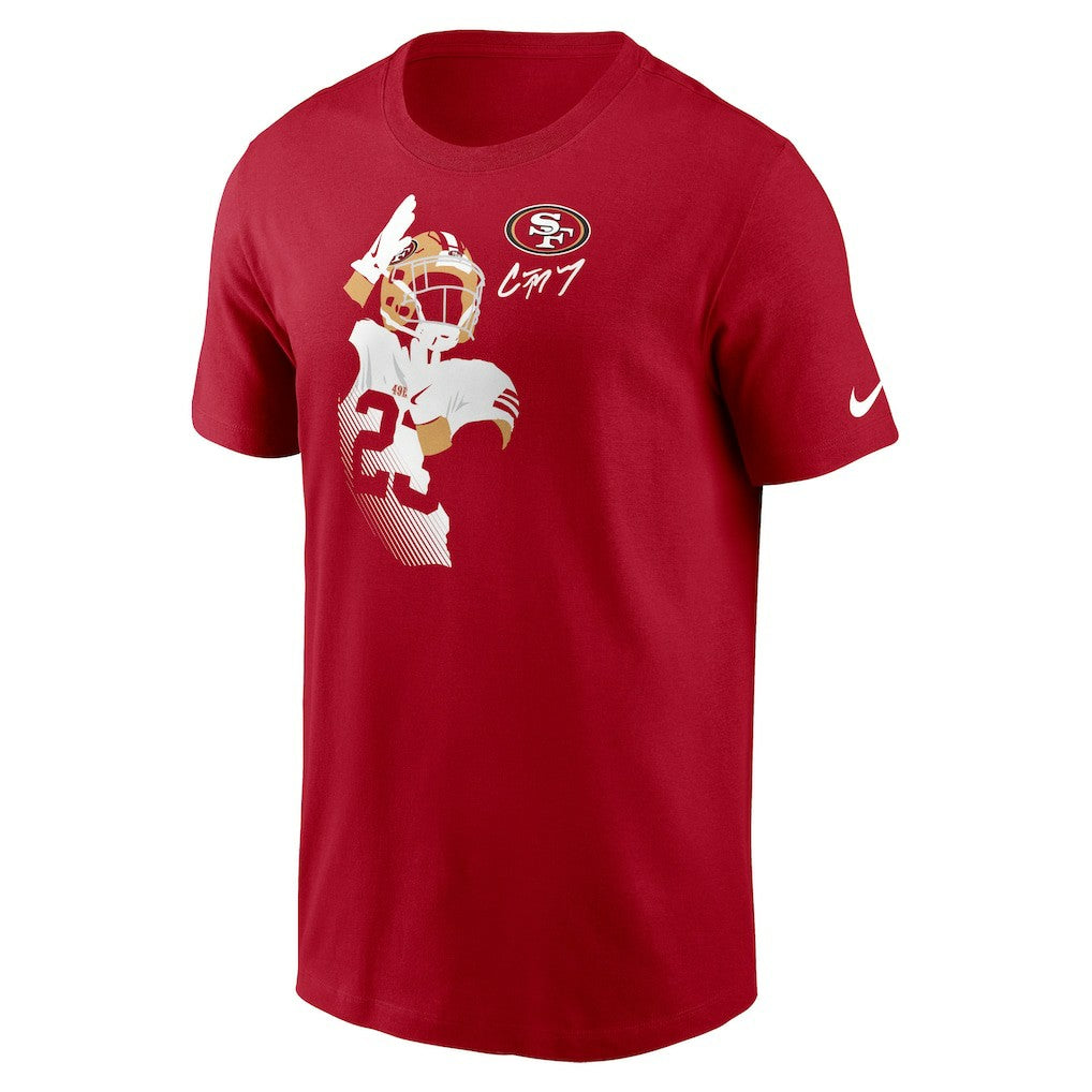 Christian McCaffrey San Francisco 49ers Player Graphic T-Shirt - Scarlet cheap