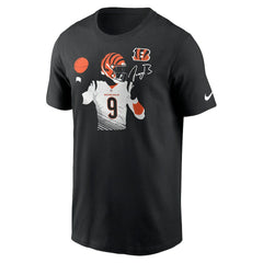 Joe Burrow Cincinnati Bengals Player Graphic T-Shirt - Black for sale