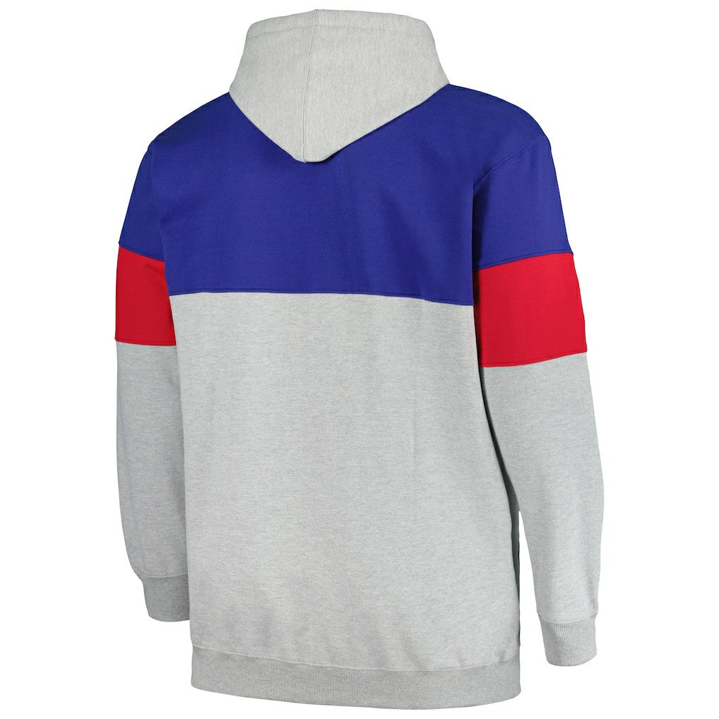 Philadelphia 76ers Big & Tall Pullover Hoodie - Royal/Red cheap