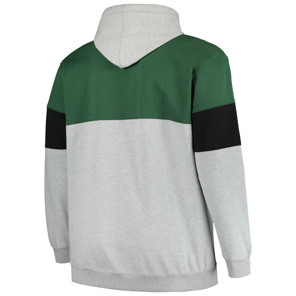 Milwaukee Bucks Big & Tall Pullover Hoodie - Hunter Green/Black online