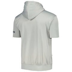 Memphis Grizzlies Short Sleeve Pullover Hoodie - Silver/Light Blue cheap