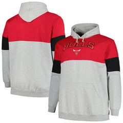 Chicago Bulls Big & Tall Pullover Hoodie sale - Red/Black sale