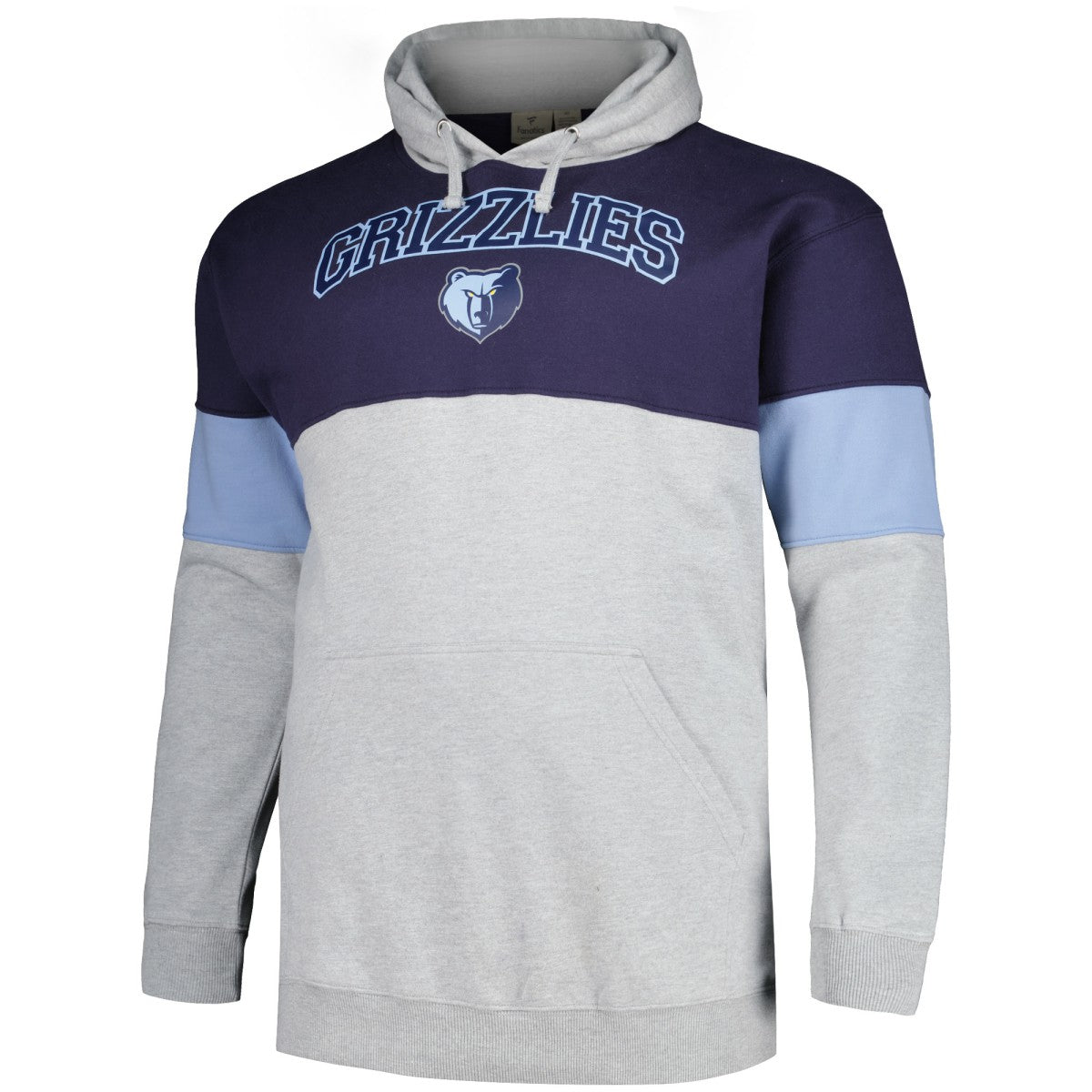 Memphis Grizzlies Big & Tall Pullover Hoodie - Navy/Light Blue discount