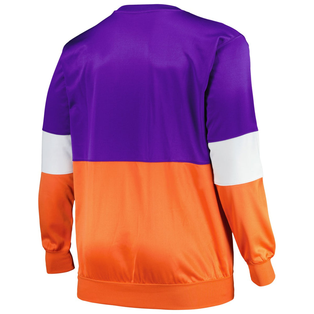 Phoenix Suns Big & Tall Split Pullover Sweatshirt - Purple/Orange on sale