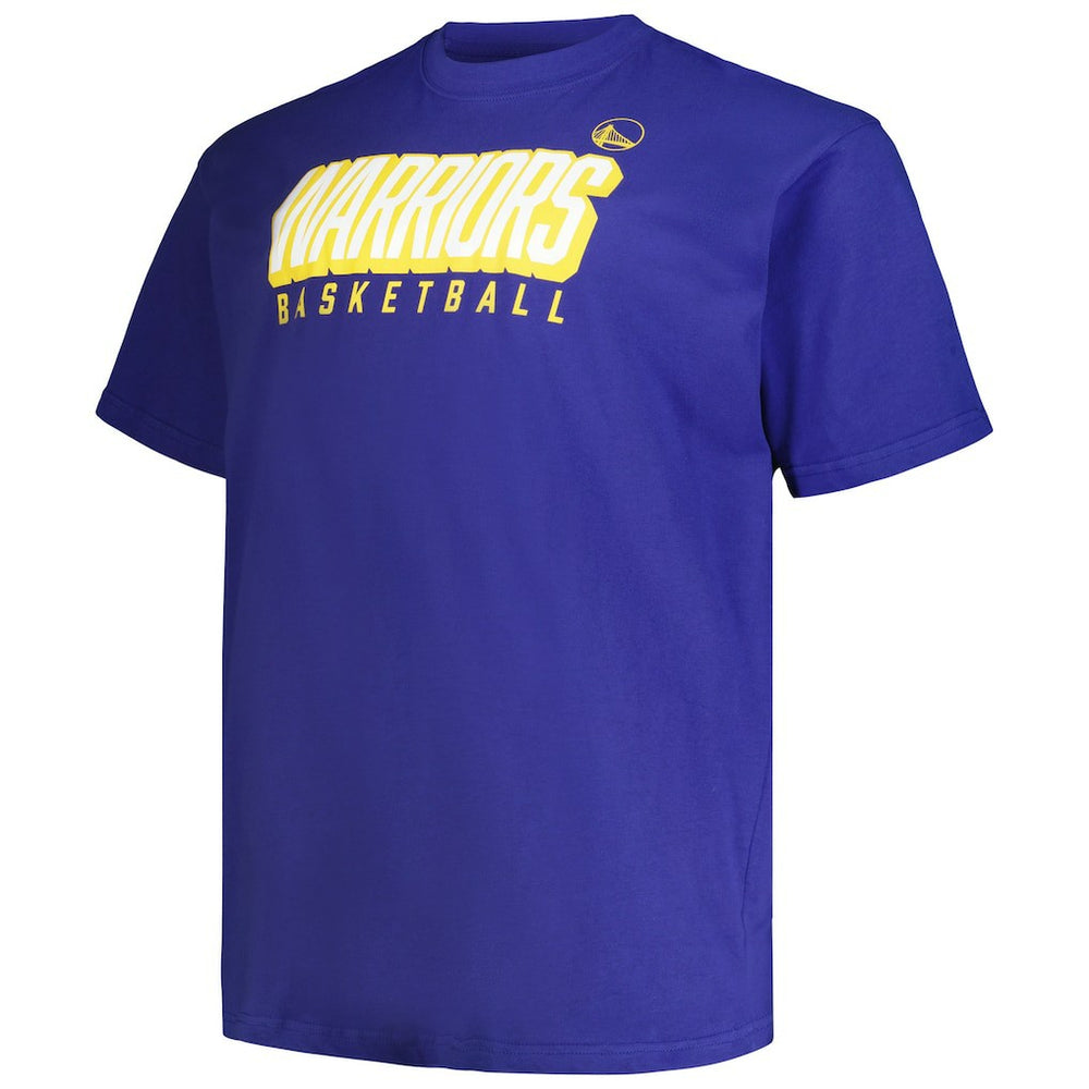 Golden State Warriors Big & Tall Short Sleeve & Long Sleeve T-Shirt Set sale - Royal/Gold for sale