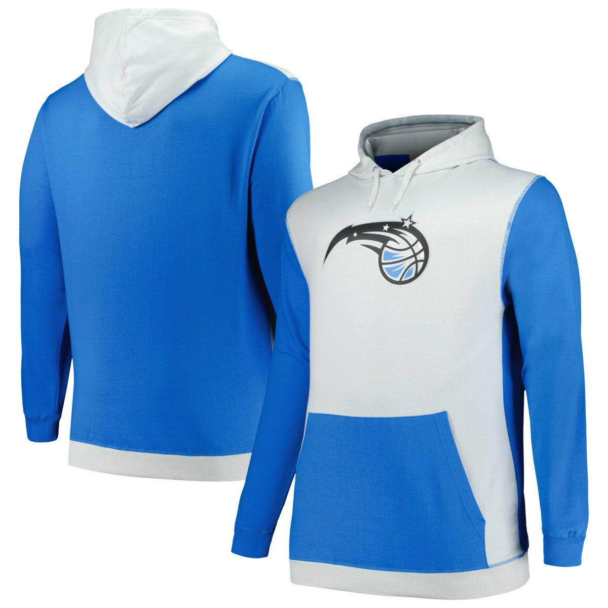 Orlando Magic Big & Tall Primary Arctic Pullover Hoodie - Blue/Silver outlet