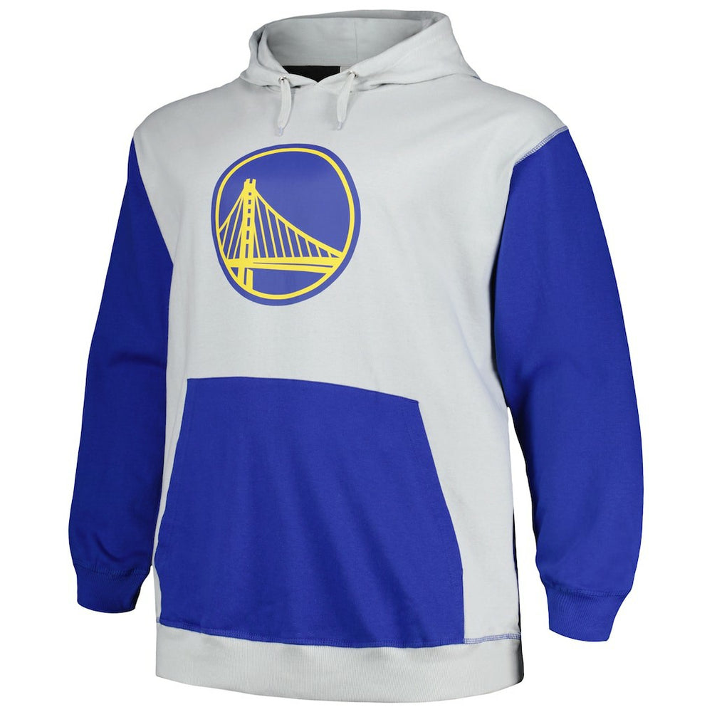 Golden State Warriors Big & Tall Primary Arctic Pullover Hoodie sale - Royal/Silver online