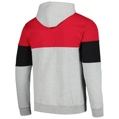 Chicago Bulls Contrast Pieced Pullover Hoodie sale - Red for sale