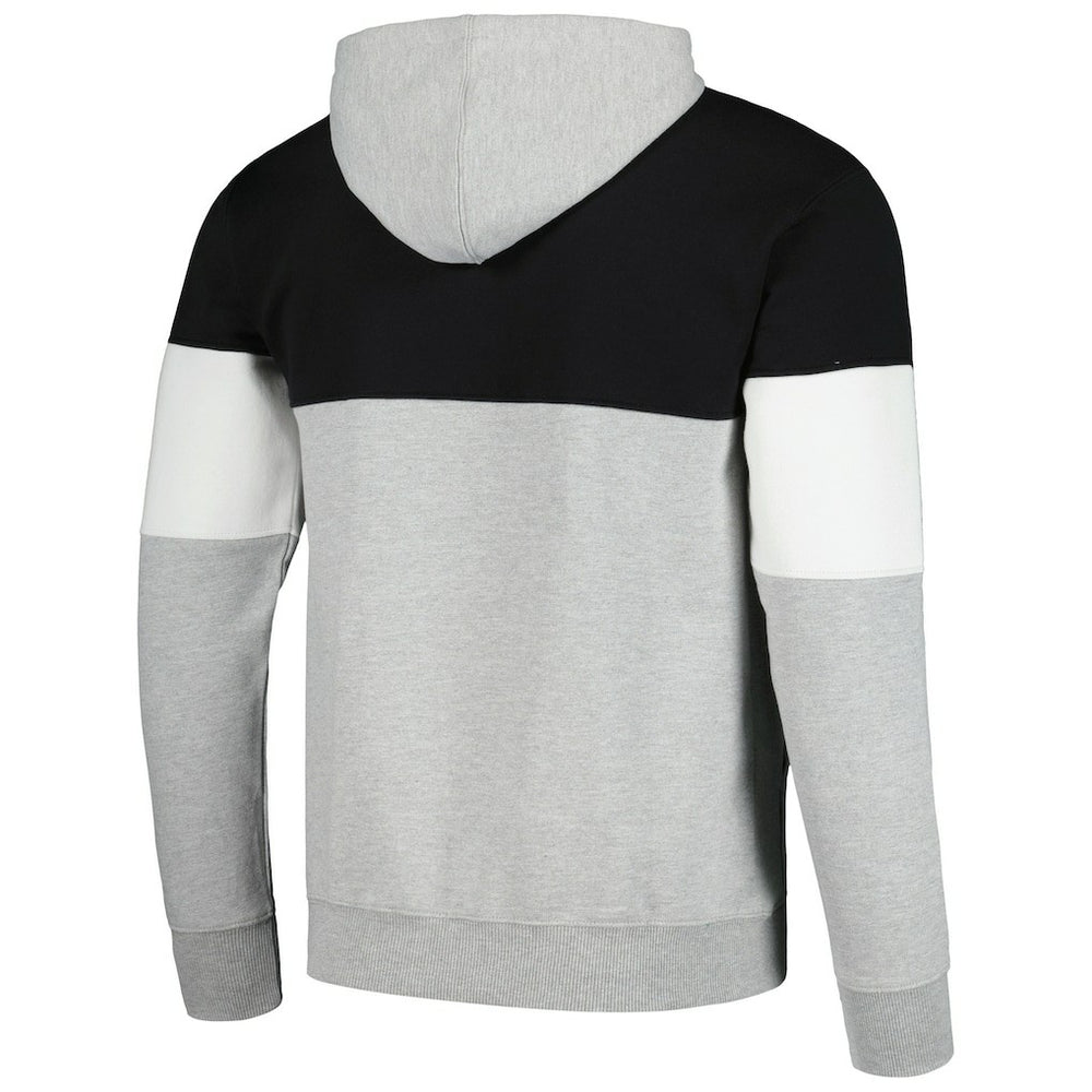 Brooklyn Nets Contrast Pieced Pullover Hoodie - Black outlet