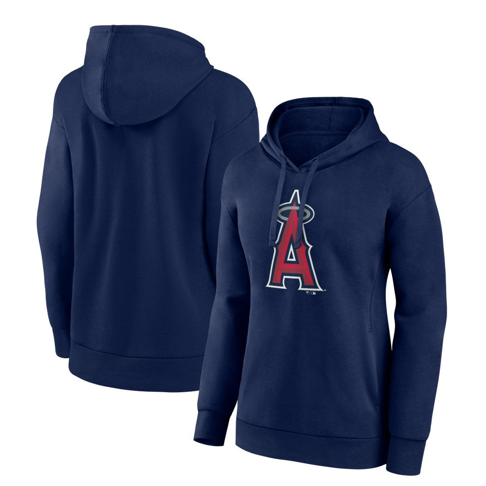 Los Angeles Angels Women's Logo Pullover Hoodie Navy