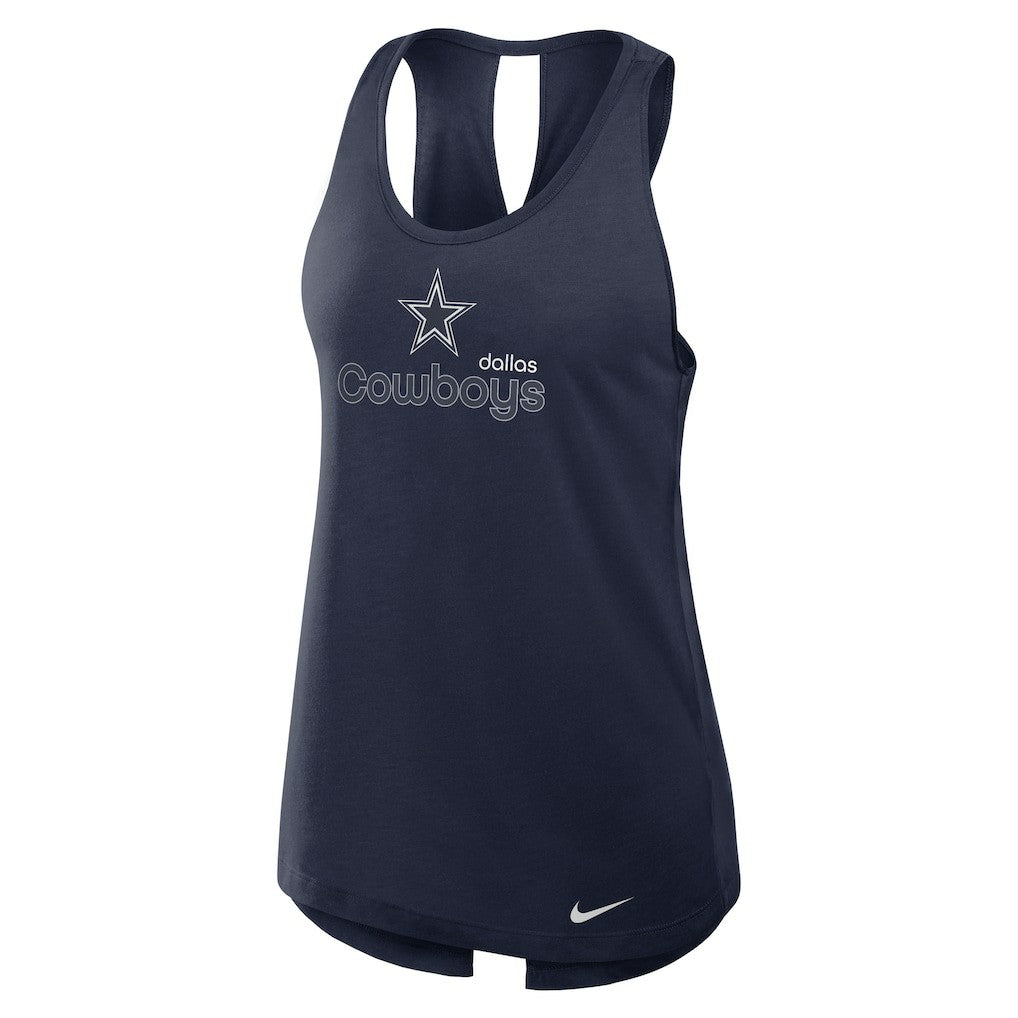 Dallas Cowboys Women's Plus Size Performance Tank Top - Navy discount