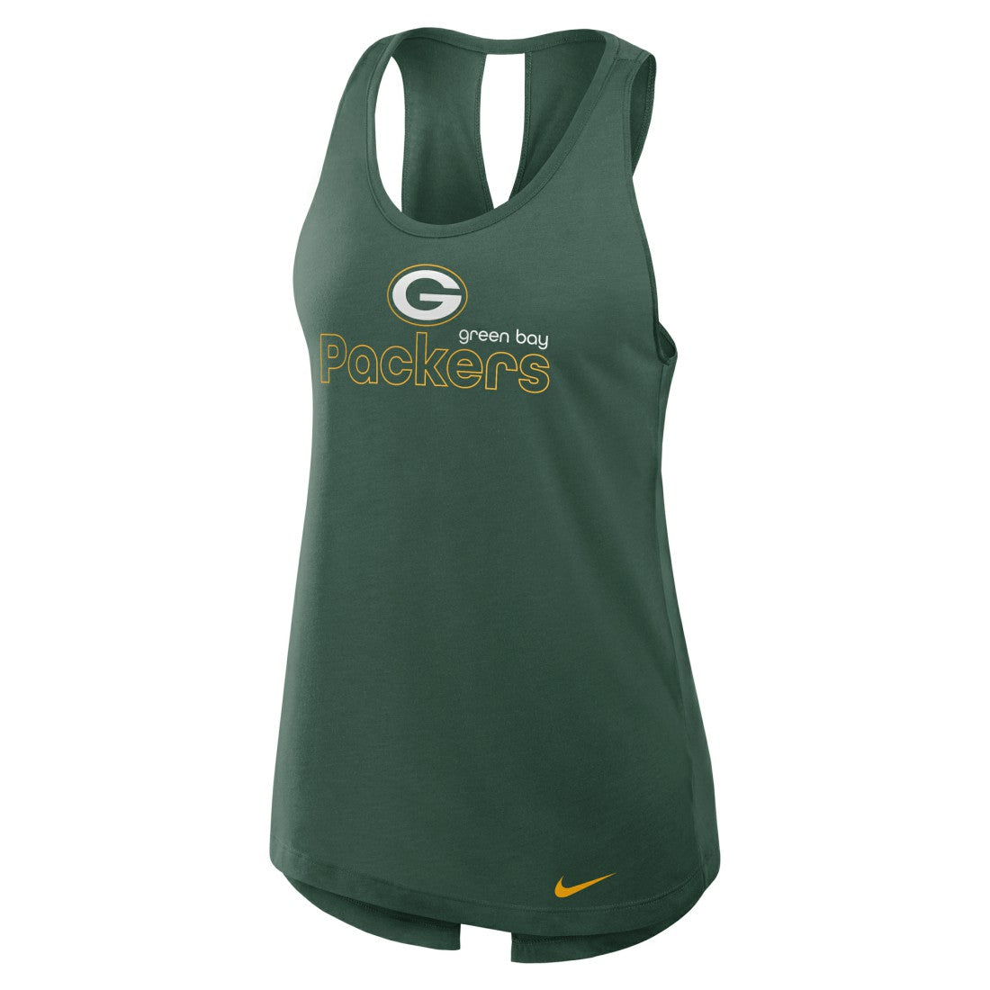 Green Bay Packers Women's Plus Size Performance Tank Top - Green for sale