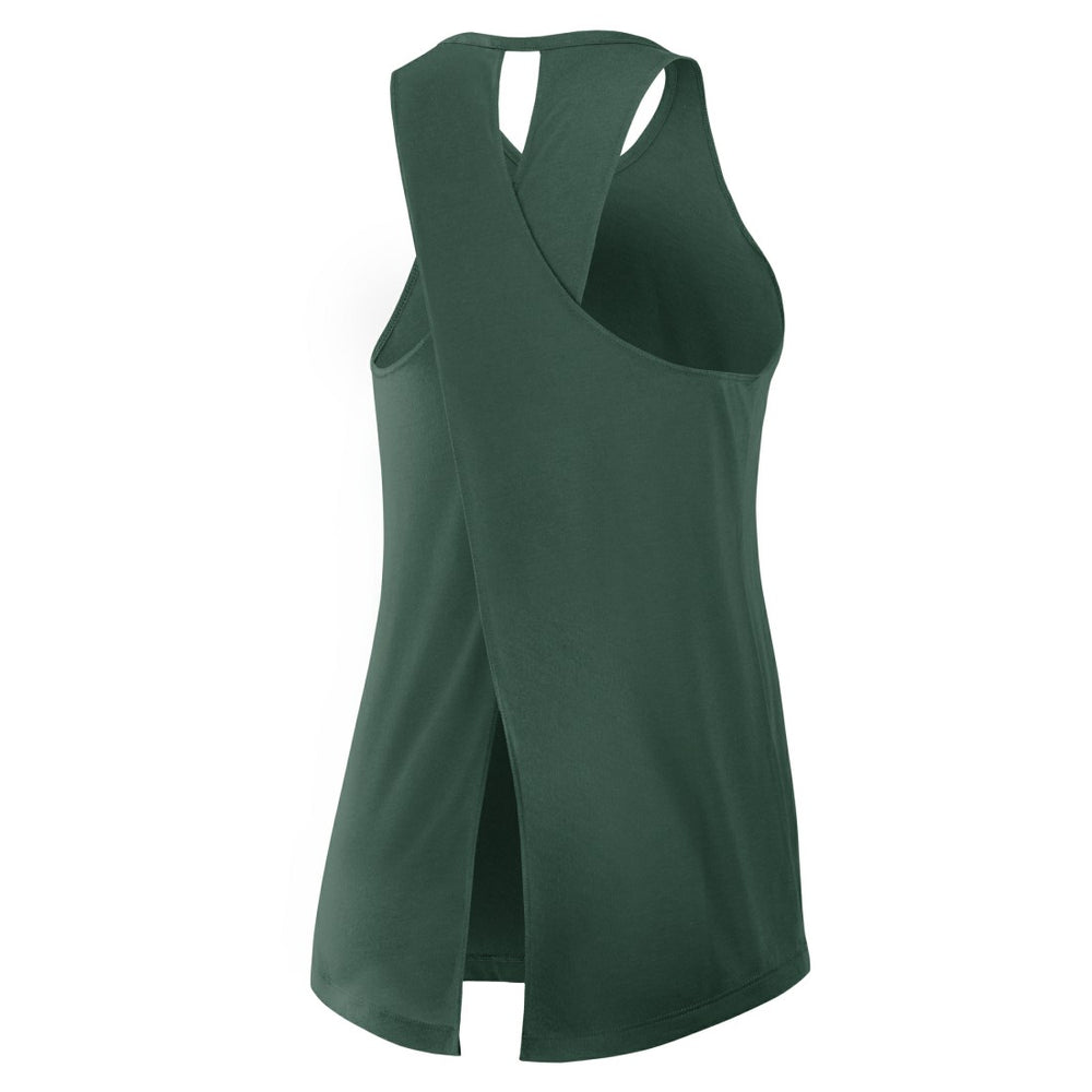 Green Bay Packers Women's Plus Size Performance Tank Top - Green for sale